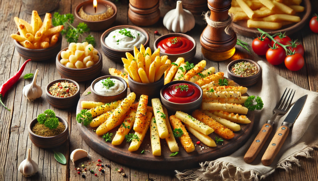 ایدههای جذاب برای تهیه پیشغذا با استفاده از خلال سیبزمینی نیمهآماده