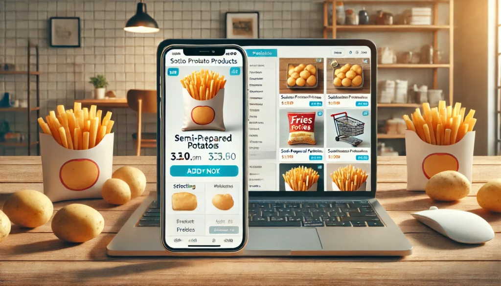 نحوه خرید از سایت و ثبت سفارش برای محصولات سیبزمینی 🥔💻