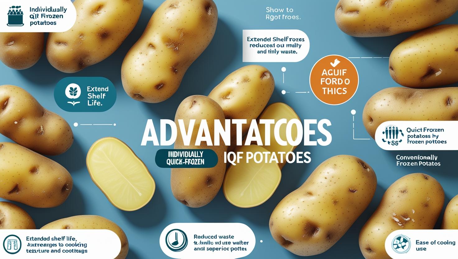 Advantages of IQF potatoes