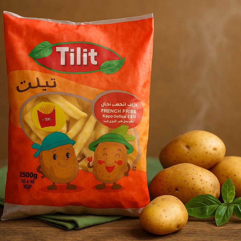 خرید بی واسطه سیب زمینی نیمه آماده 2.5 کیلویی با قیمت مناسب از خلالینو