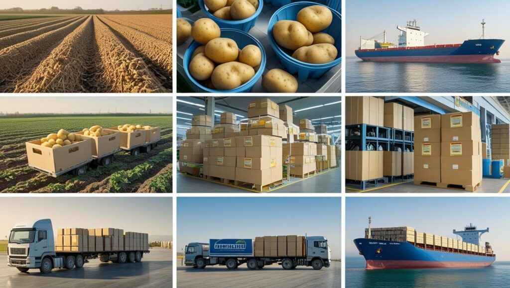 راهنمای صادرات سیب زمینی منجمد ایران