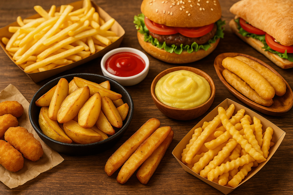 ۷ کاربرد برتر سیبزمینی نیمهآماده در منوی فستفود و رستورانها