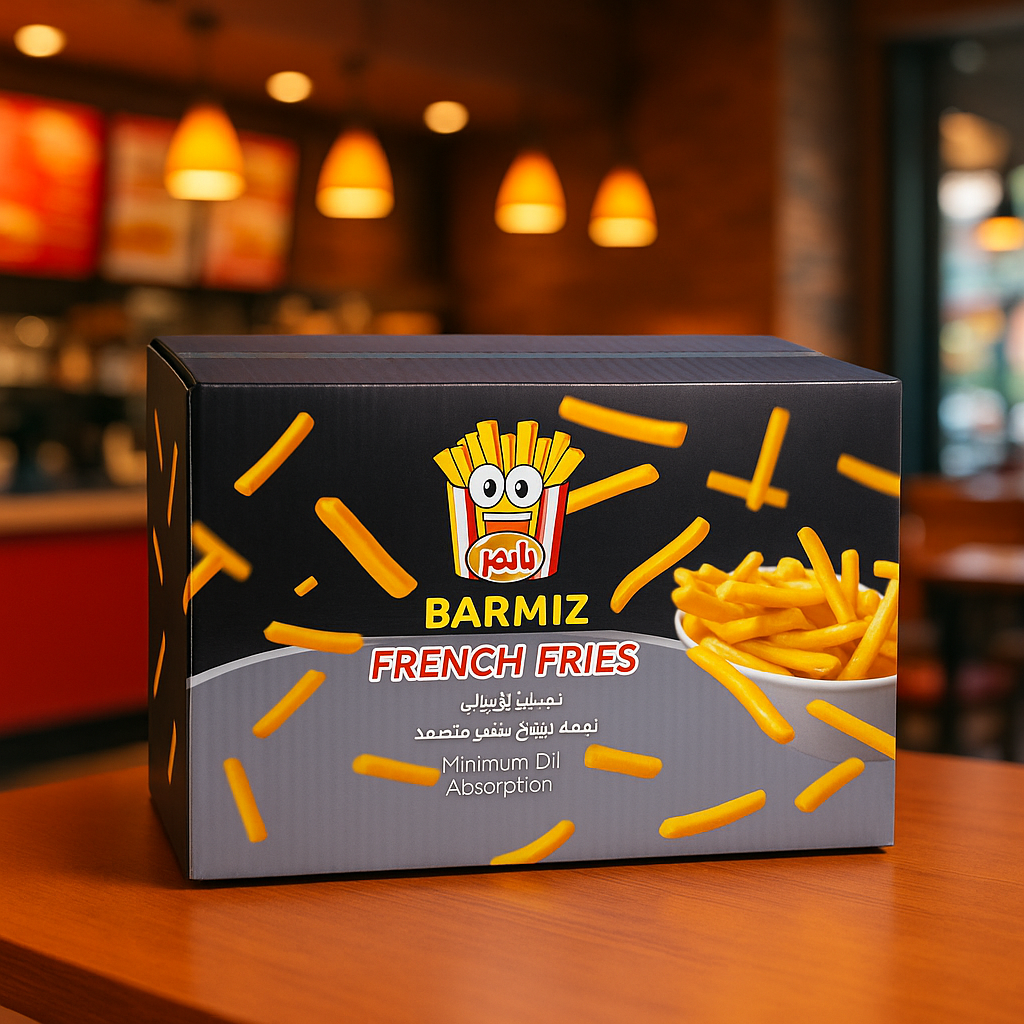 سیب زمینی خلالی منجمد ۱۰×۱۰