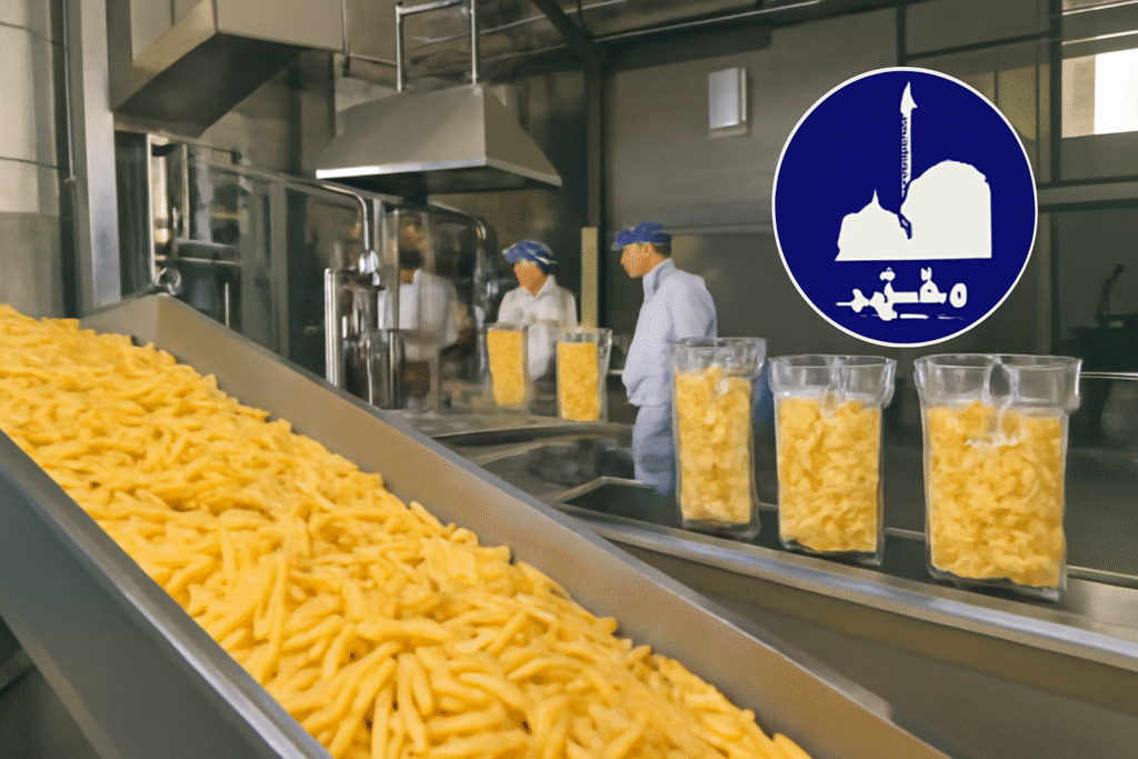 کارخانه سیب زمینی نیمه آماده مشهد