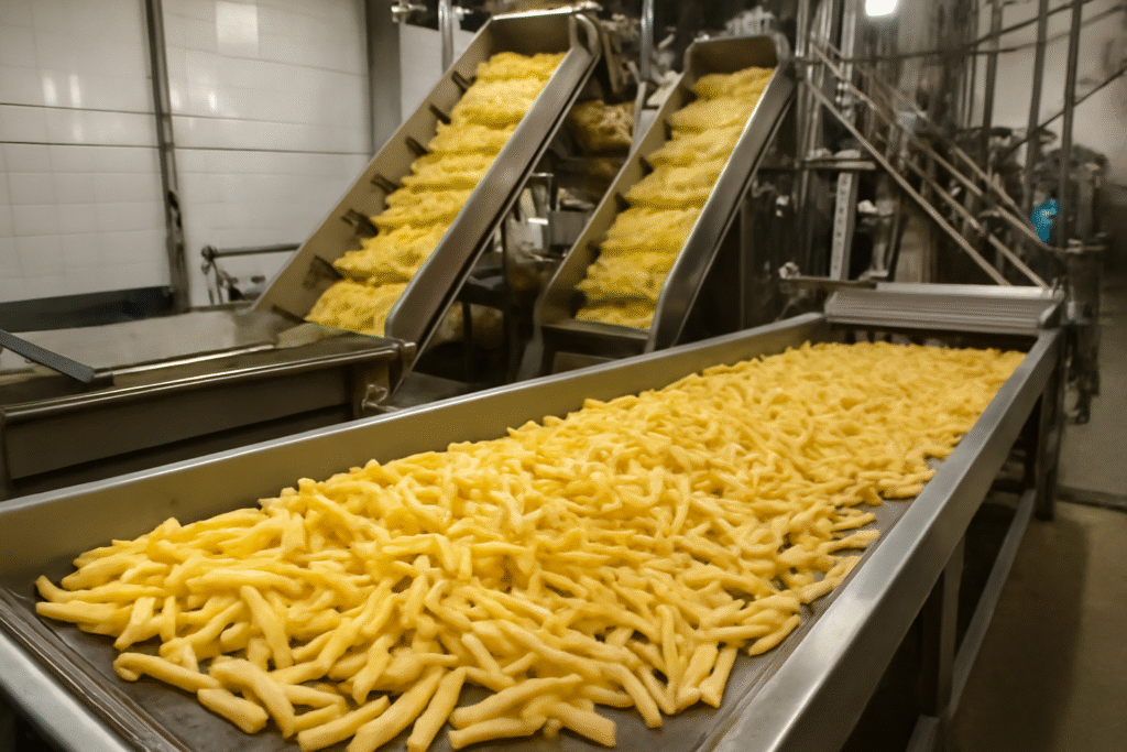 کارخانه سیب زمینی نیمه آماده در گلستان