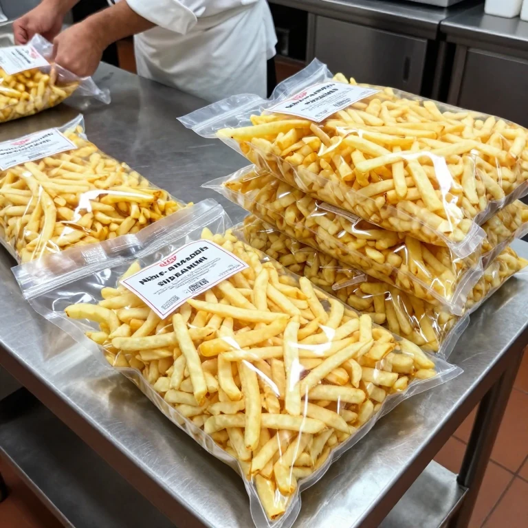 خرید سیب زمینی نیمه آماده برای رستوران